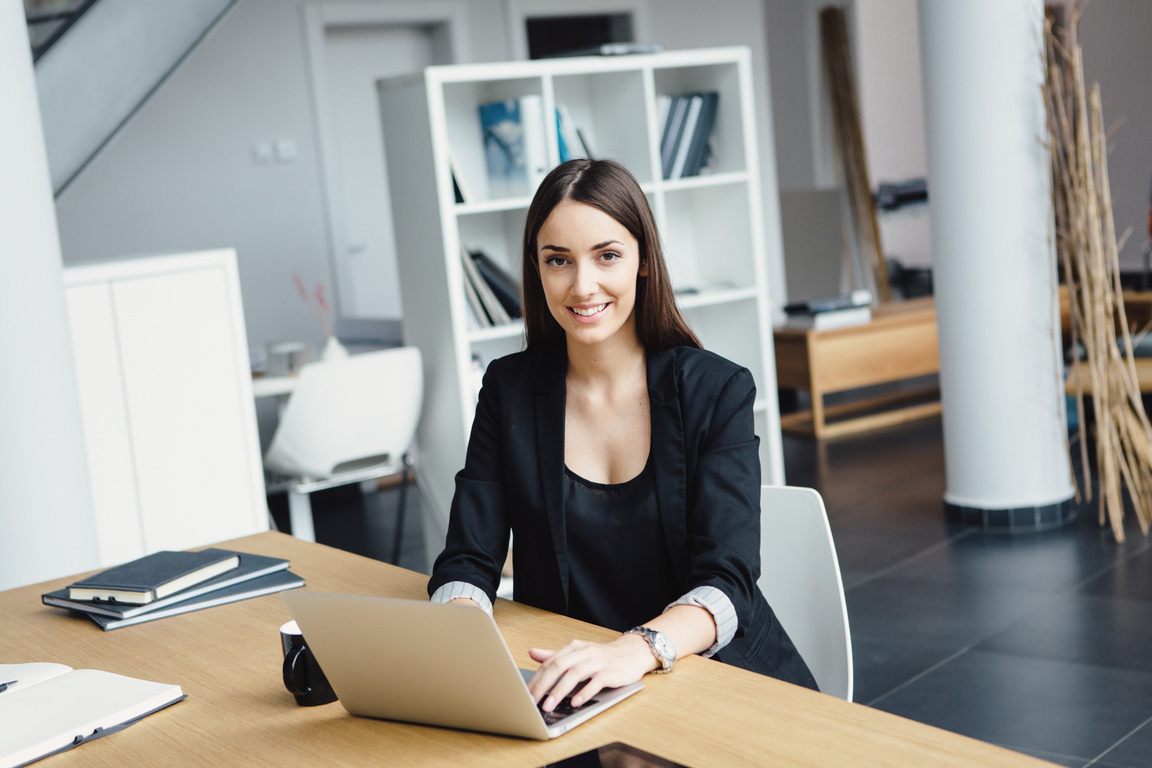 Female office worker
