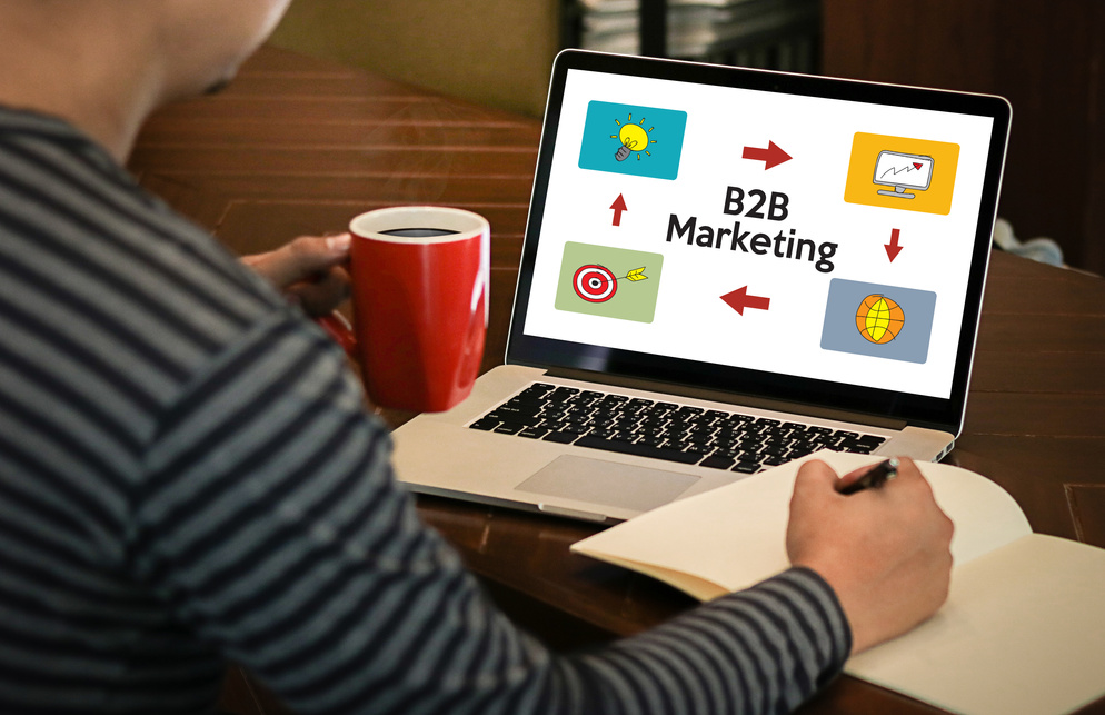 B2B Marketing Company , businessman and businesswoman Marketing Business To Business
